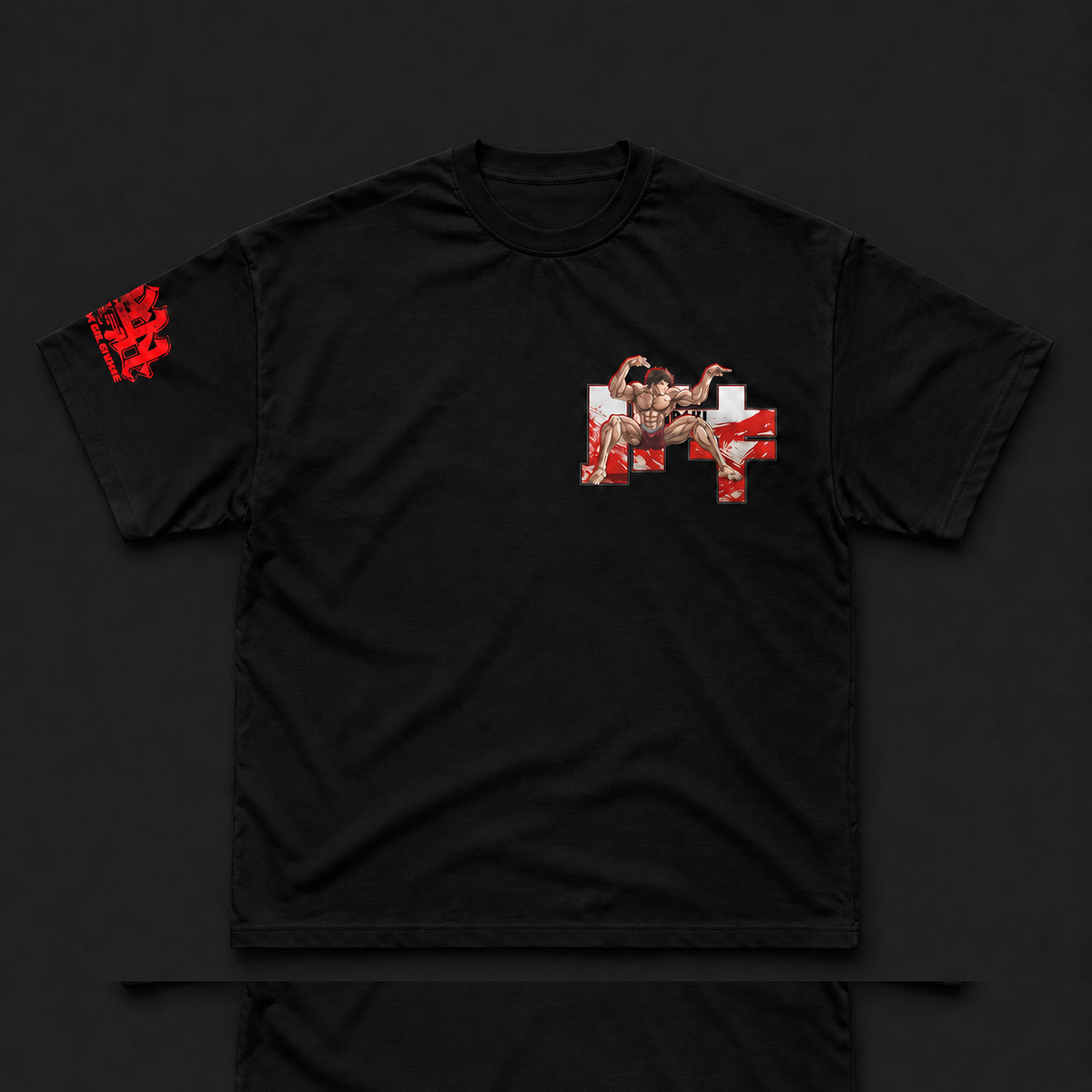 Remera Baki Hanma – frente