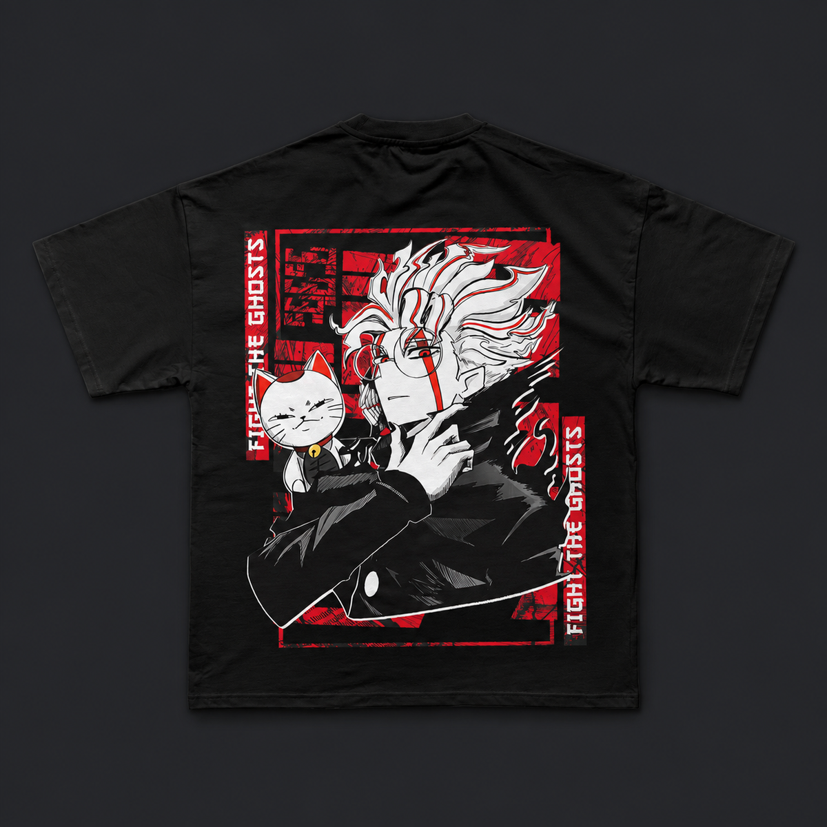 Remera Dandadan – Fight The Ghosts – espalda