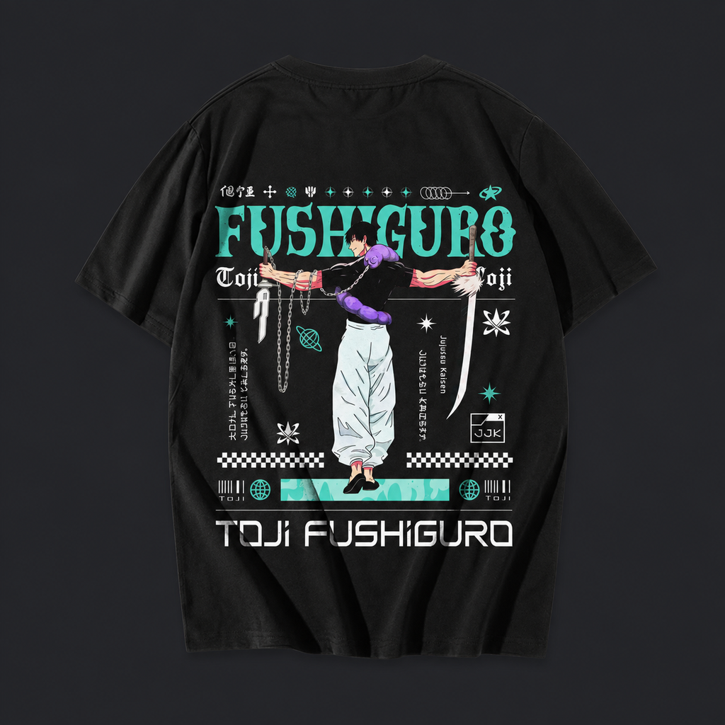 Remera Toji Fushiguro – JJK – espalda