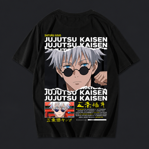 Remera Gojo Satoru – Limitless – espalda