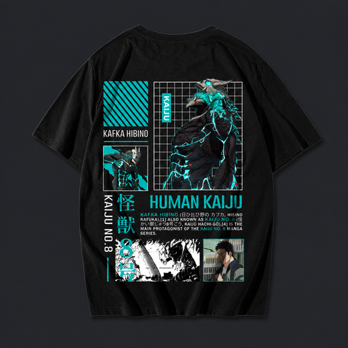 Remera Kaiju No. 8 – Human Kaiju – espalda