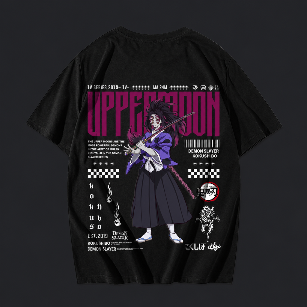 Remera Kokushibo – Upper Moon One – espalda