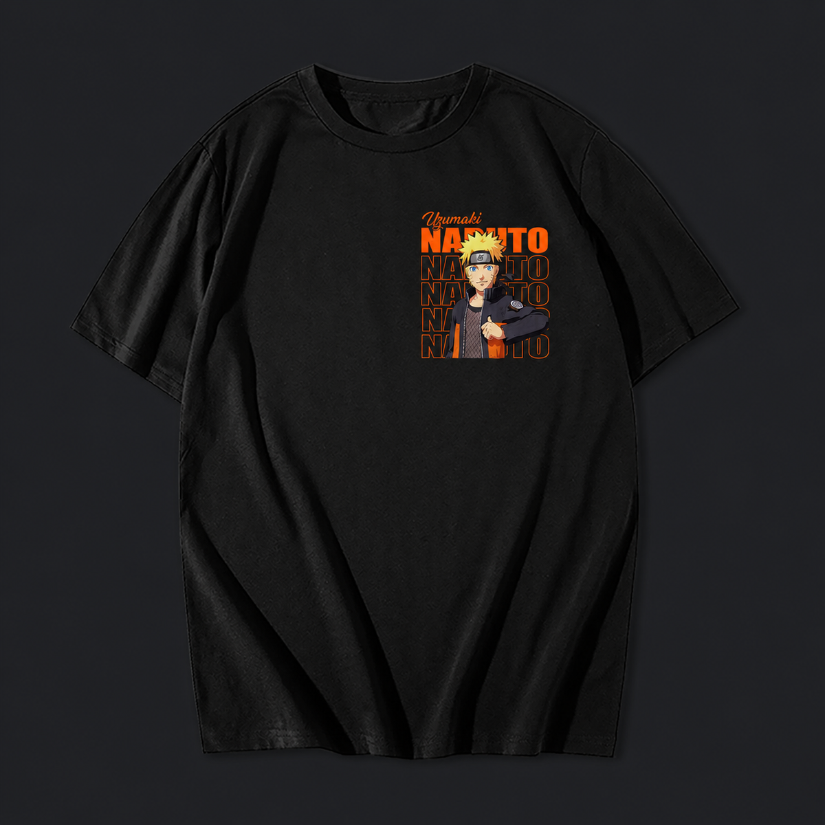 Remera Naruto Uzumaki – Hokage – frente