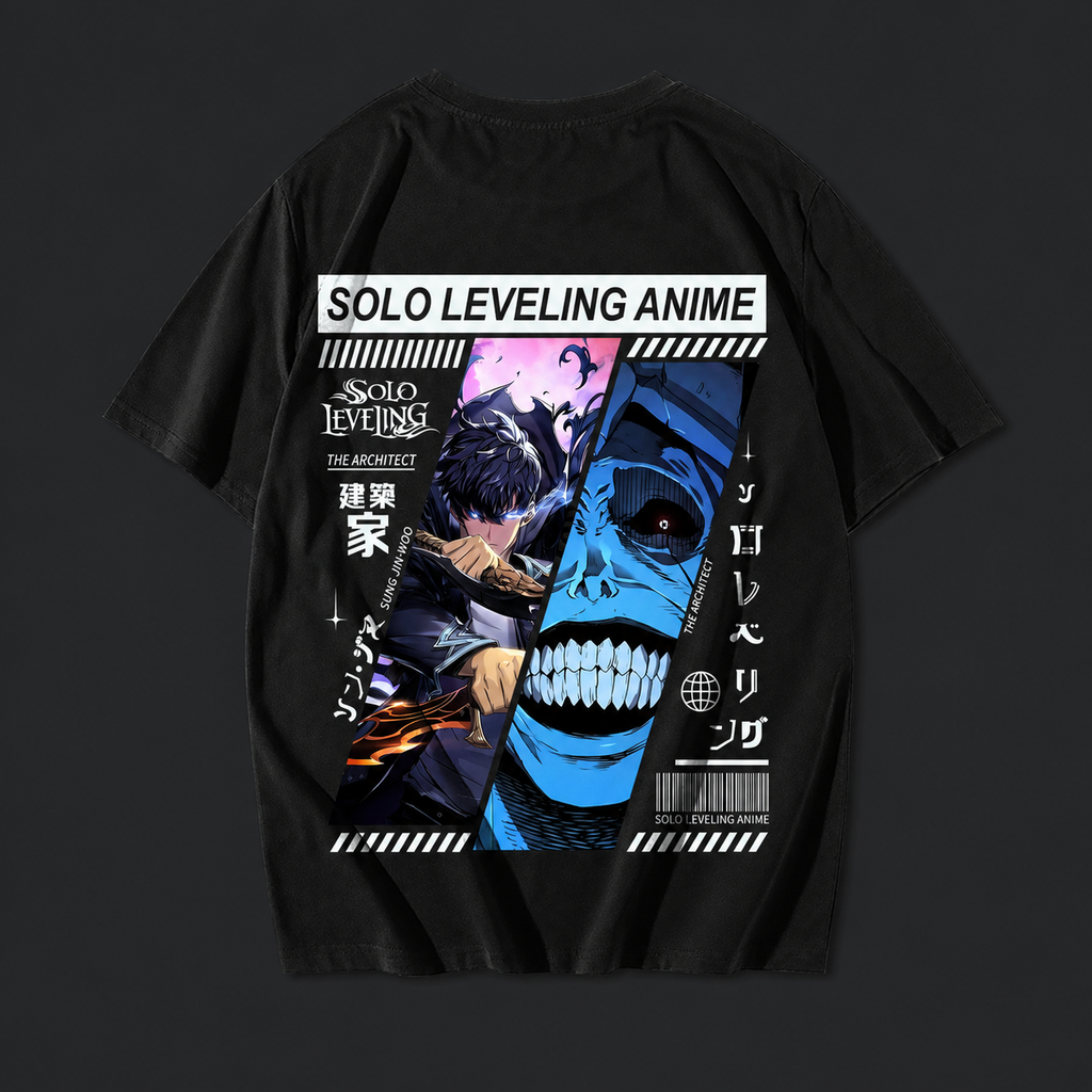 Remera Solo Leveling – The Architect – espalda